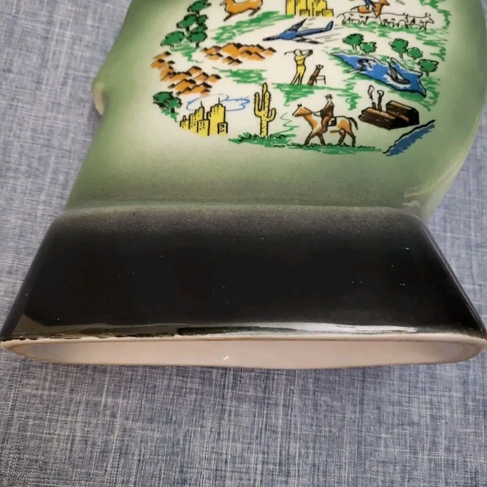 Vintage 1968 Jim Beam Bourbon Decanter San Antonio Fair Tower Of Americas Empty